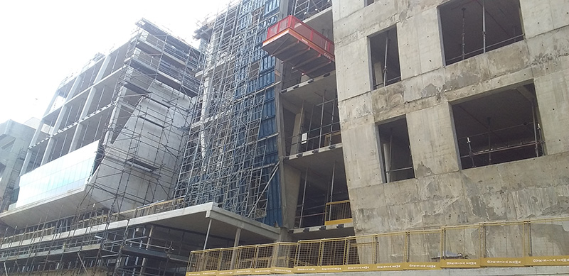 The 85 Anderson Street tower rising in the Johannesburg CBD